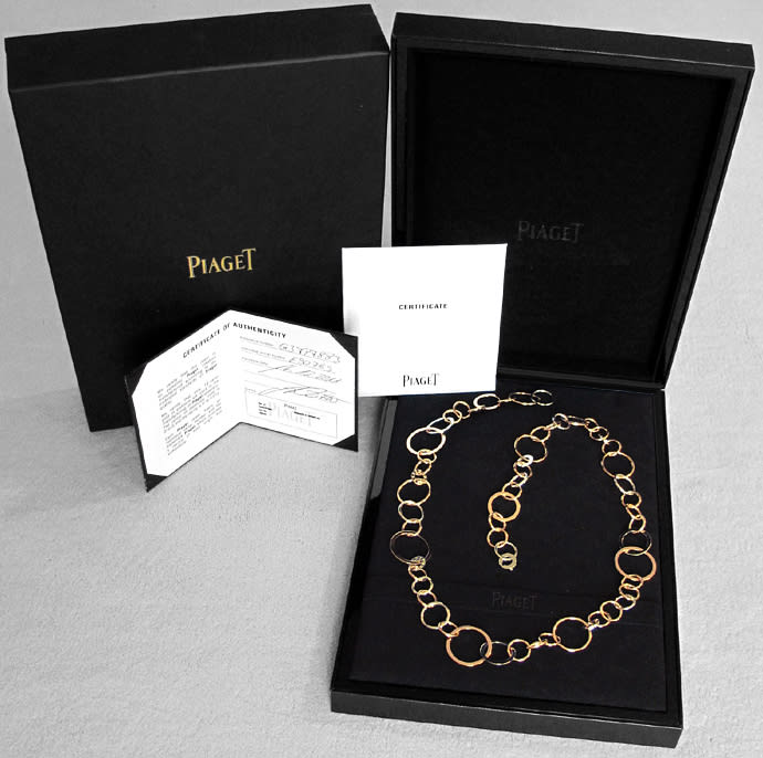 Foto 5 - Piaget Possession Halskette 82cm aus Gelbgold-Weißgold, Q1898