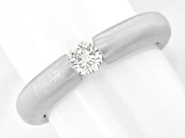 Foto 1 - Brillant-Spann Ring 0,20ct Diamant 18K Weißgold, S3901