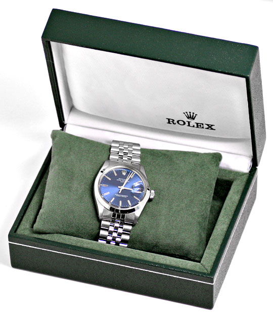 Foto 8 - Rolex Date Oyster Perpetual Chronometer Herrenuhr Stahl, U2005