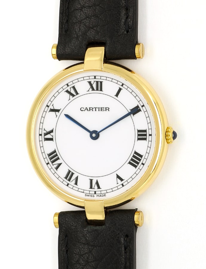 Foto 2 - Louis de Cartier Ronde Vendom Medium Uhr 750er Gelbgold, U2564
